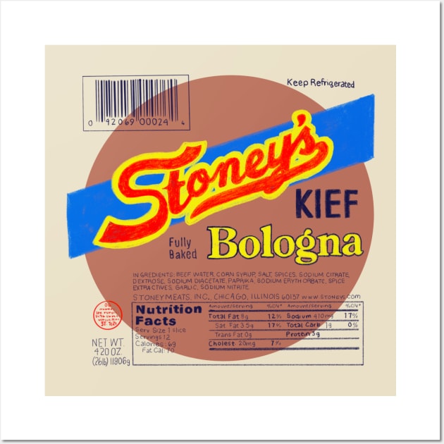 Stoney's Bologna - Now With Meat Wall Art by okaybutwhatif